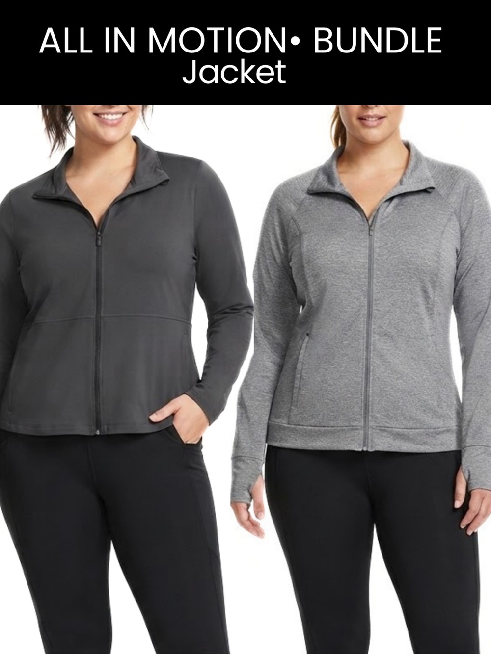 All In Motion - Bundle
Women’s Full Zip Performance Jacket Size XXLarge